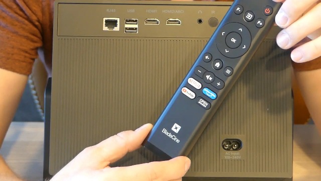 Cube 600 Projector, 1080P Portable Projector with WiFi & Bluetooth